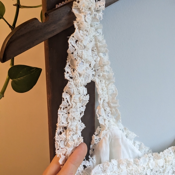 🌹 REFORMATION- NEW White Cotton Lace Broderie DRESS - Picture 8 of 9